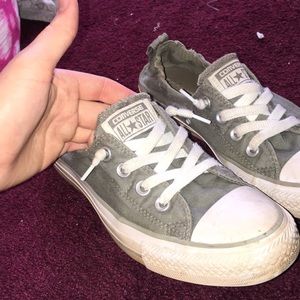 Charcoal shoreline converse size 8